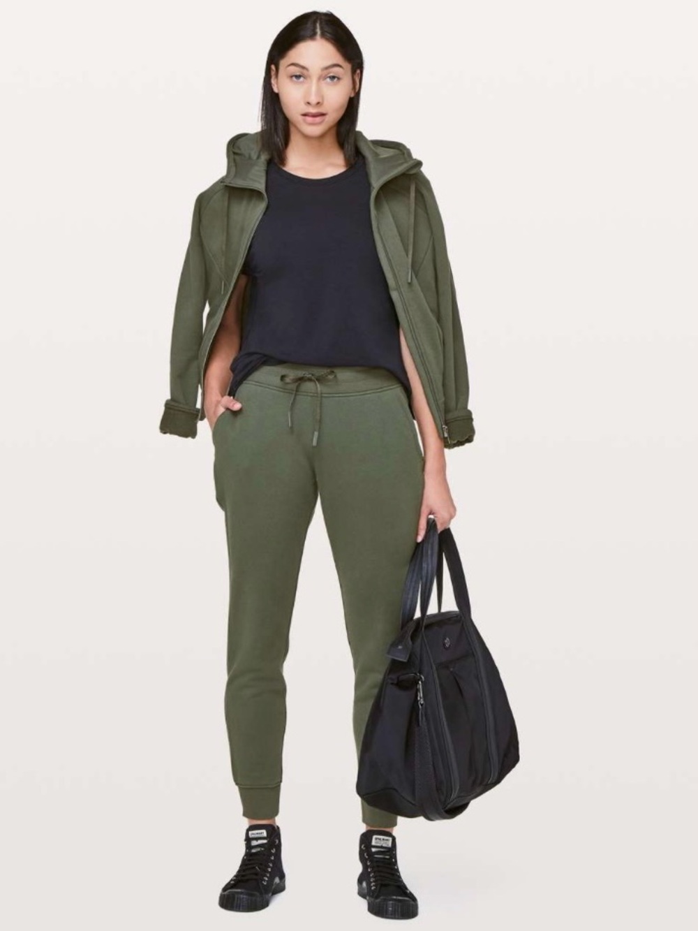 Lululemon Warm Down Jogger II Camo Green Size 6
